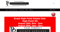 Desktop Screenshot of pastperfectsales.com