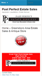 Mobile Screenshot of pastperfectsales.com